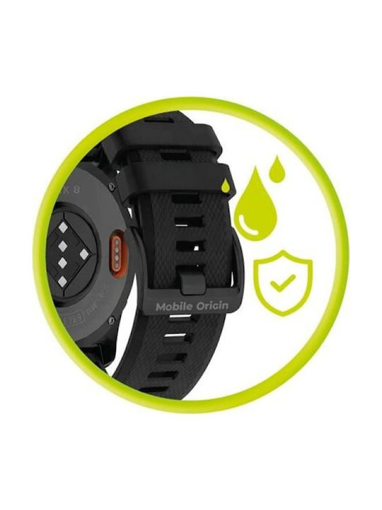Mobile Origin Easy Strap Watch 20mm Black Mo-es20-blk
