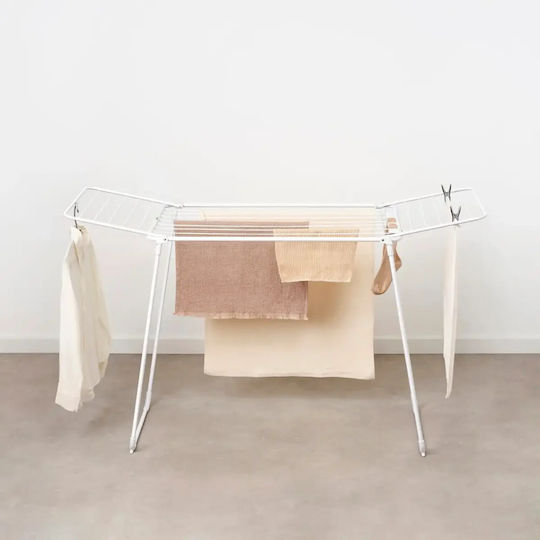 Brabantia HangOn Drying Rack Too Πτυσσόμενη Απλώστρα Δαπέδου με Μήκος Απλώματος 18m