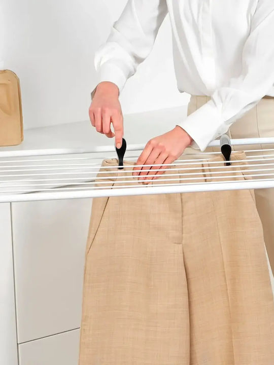Brabantia Pliere Suport de uscat rufe pardoseală cu lungimea de uscare 22m