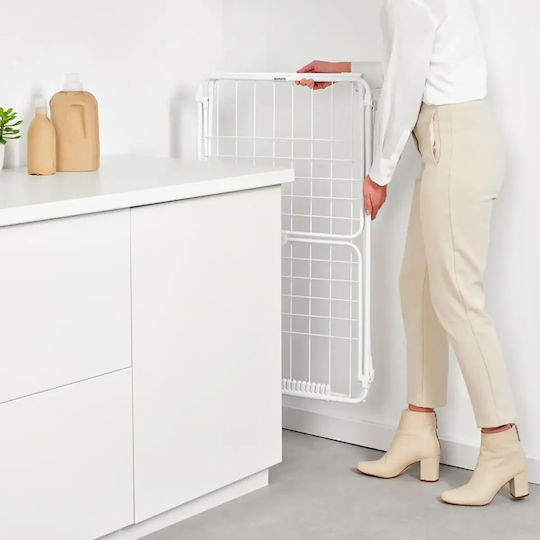 Brabantia HangOn Drying Rack Too Πτυσσόμενη Απλώστρα Δαπέδου με Μήκος Απλώματος 18m