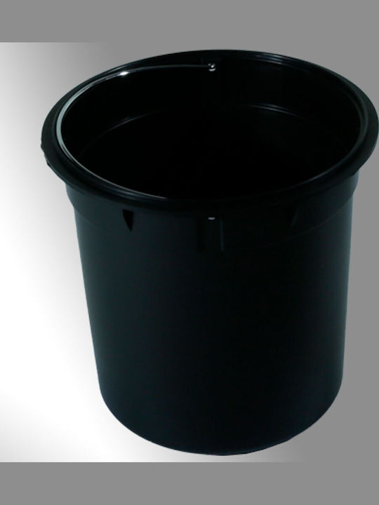 San Lorentzo Inox Καλαθάκι Μπάνιου Soft Close 5lt Μαύρο