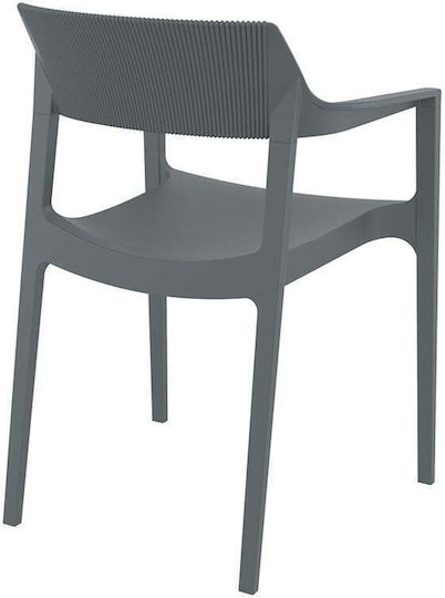 Chair Tulum Dark Grey 55x52x79cm