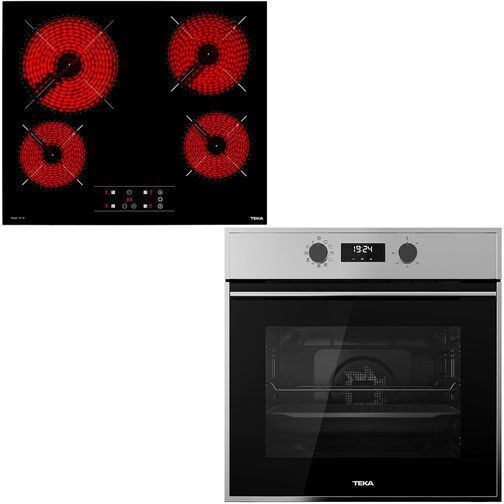 Teka HSB Cuptor Deasupra Blatului 70lt cu Plite Ceramice L60cm.