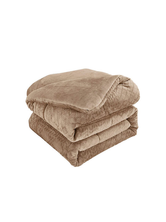 Liolios Home Pilotă Super Dublu 240x260cm Cafea