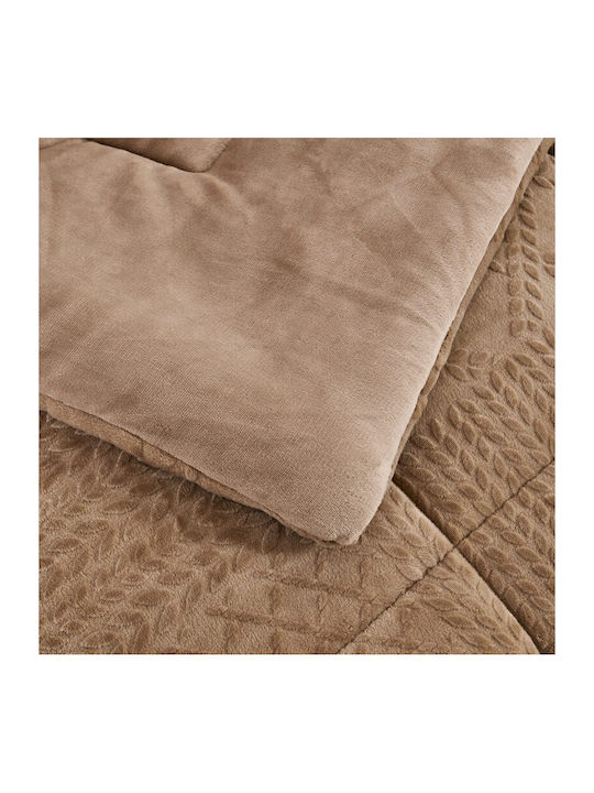 Liolios Home Pilotă Super Dublu 240x260cm Cafea