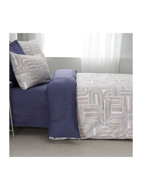 Vesta Home Πάπλωμα Υπέρδιπλο 230x240εκ. Lorena Καφέ