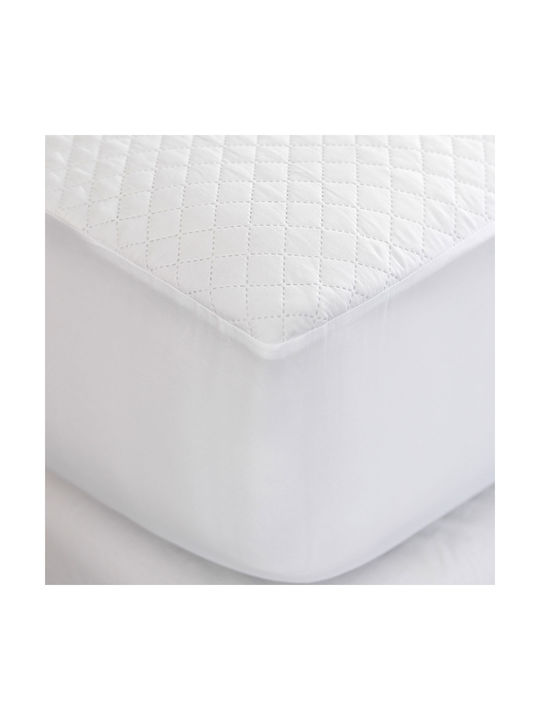 Palamaiki Quilted Σετ Μαξιλαροθήκες Καπιτονέ White 50x70εκ.
