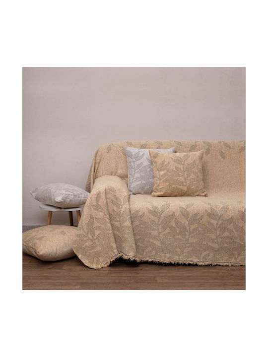 Viopros Sofa Cushion Gold 42x42cm