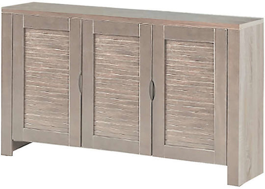 Holz Schuhschrank mit 2 Regalen Braun L114xW34xH68cm
