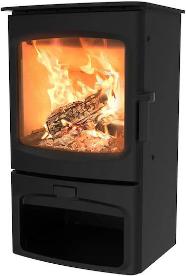Charnwood Aire 5 Low Stand Stahl Holzofen 5kW Brown