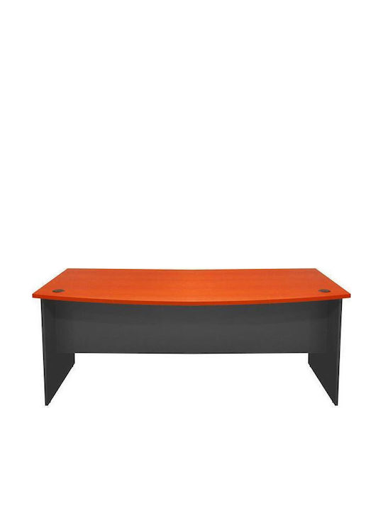Professional Office Executive Wooden Grey / Cherry 180x93.5x75cm