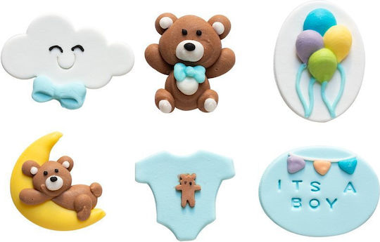 Set de 6 decorațiuni comestibile pentru copii