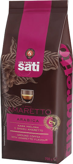 Καφές Espresso Sati Cafe Creme Amaretto Arabica 250g Αλεσμένος
