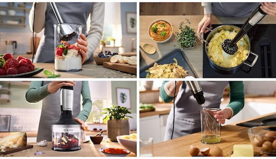 Bosch Serie 6 Blender De Mână Cu Tijă Din Inox 1000W Negru
