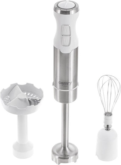 Camry Blender De Mână Cu Tijă Din Inox 1600W Alb