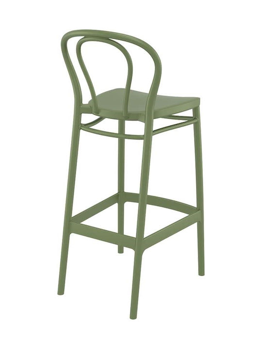 Gartenhocker aus Polypropylen Victor Olivgrün 4 Stück 45x52x106cm Gartenhocker aus Polypropylen Victor Olivgrün 4 Stück 45x52x106cm