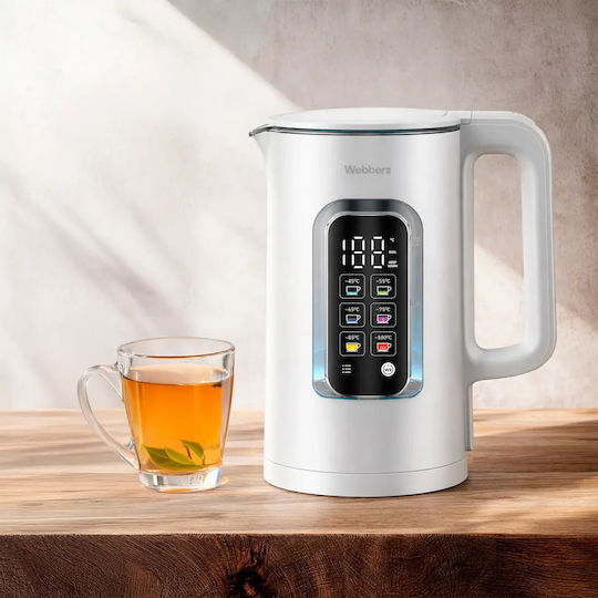 Webber Βραστήρας 1.5lt 1800W Καφέ