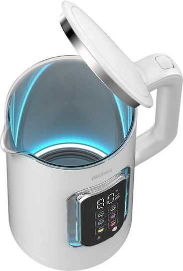 Webber Βραστήρας 1.5lt 1800W Καφέ