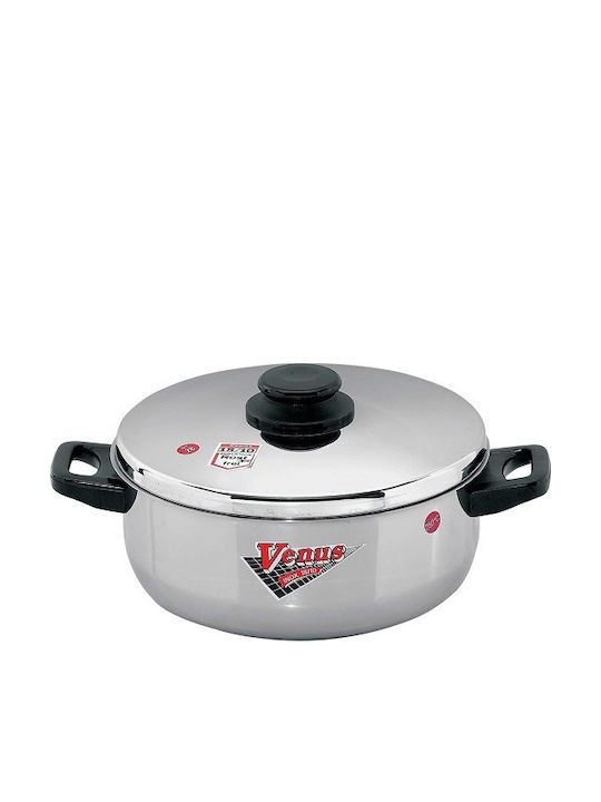 Venus Ανοξείδωτη Κατσαρόλα Μαρμίτα 6.6lt / 26cm