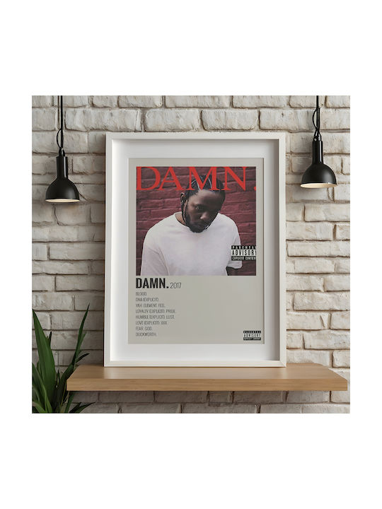 Music Poster Damn Kendrick Lamar Ms516 30cm X 40cm