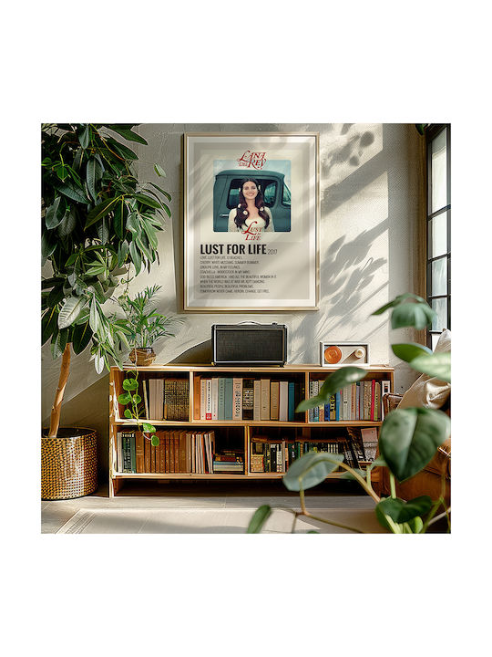 Music Poster Lust Life Lana Del Rey Ms520 30cm X 40cm