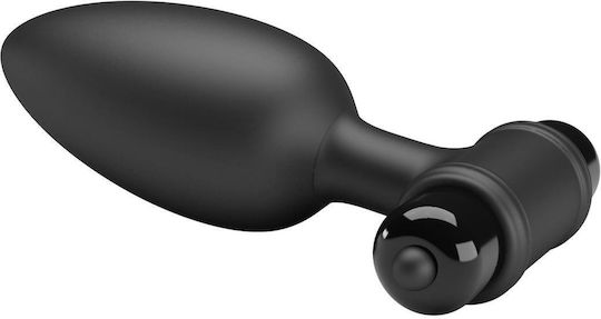 Anal Plug mit Vibration Schwarz