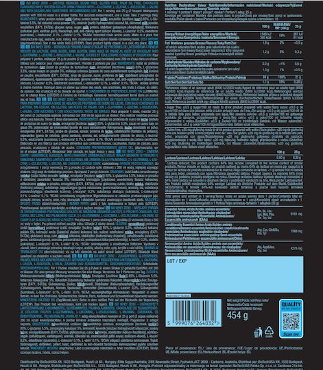 Biotech USA Hydro Whey Zero Protein Whey Gluten Free with Flavor Cookies & Cream 454gr