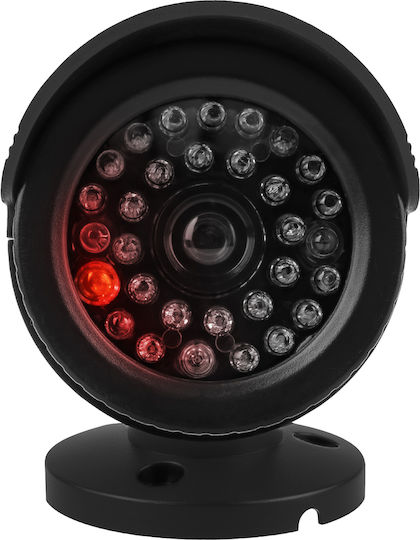 Imitation Tubular Camera Led Ir Black Power Supply 2xaa Not Included in Delivery Abs Ir1800 B