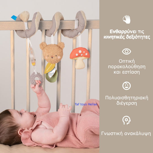 Taf Toys Spirale Spielzeug Für Wiege und Kinderwagen mit Beißring für 0++ Monate