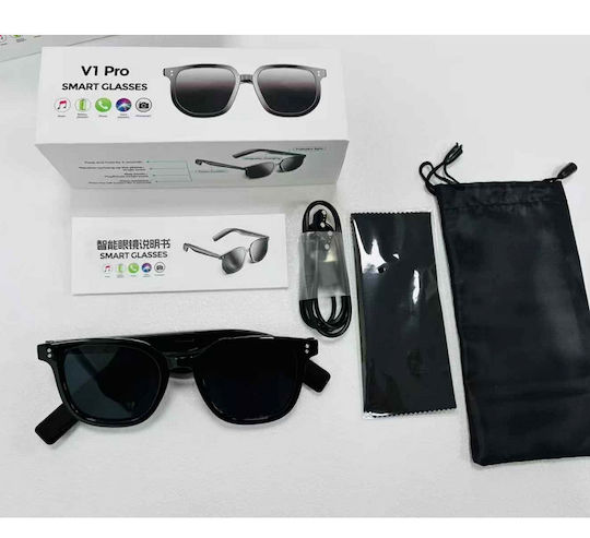Smart Glasses V1 Pro Ai Translator Bluetooth & Built-in Speakers