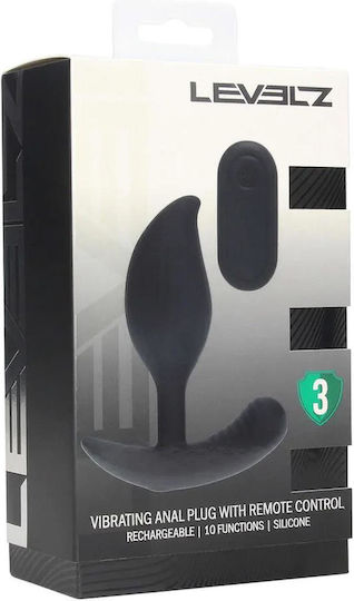 Shots Anal Plug with Wireless Functionality and Vibration Black