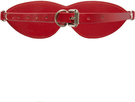 Obsessive BDSM Maske in Rot Farbe