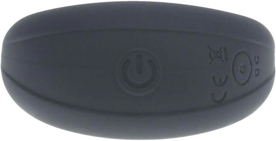 Vibrating Liquid Silicone Cock Ball Ring Black
