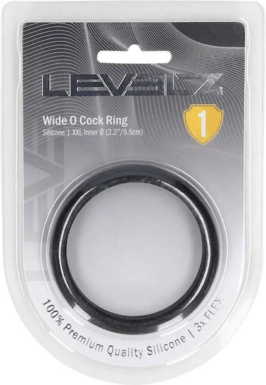 Weite O Silikon Penisring Xxl 55mm Schwarzes