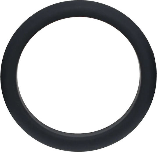 Wide O Silicone Cockring Xl 50mm Black