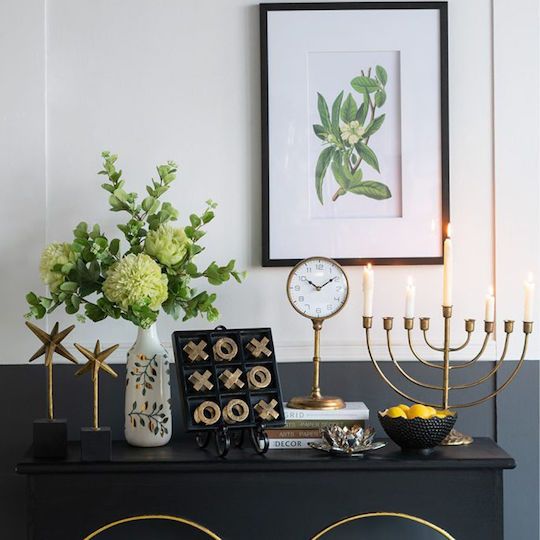 Artekko Decorative Space made of Metallic 7x7x28.5cm 1pcs
