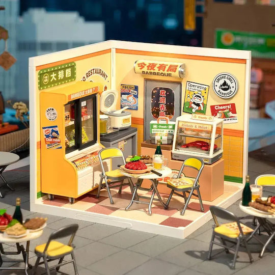 Robotime Παιχνίδι Κατασκευών Ξύλινo Night Out Food Stall για Παιδιά 14+ Ετών
