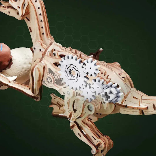 Robotime Παιχνίδι Κατασκευών Ξύλινo ROKR Velociraptor για Παιδιά 14+ Ετών