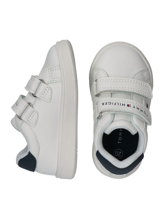 Παιδικά Sneakers με Σκρατς Λευκά