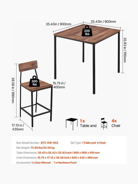 Esszimmer 5Stück