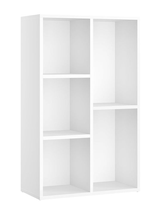 Bibliothek Weiß 50x24x80cm