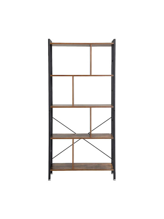 Bookcase Brown 74x30x154.5cm