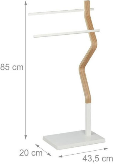 Relaxdays Wall-Mounted Bathroom Rail ​85x43.5cm Multicolour