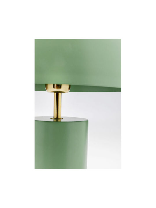 Kare Design Metal Table Lamp with Green Shade and Base