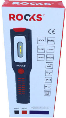 Rooks Φακός Συνεργείου LED με Φωτεινότητα έως 500lm