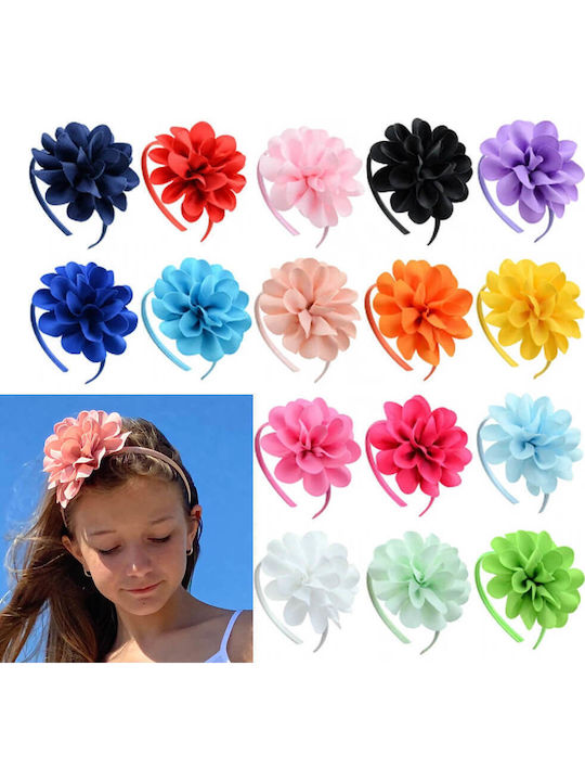 Kids Headband with Flower Fuchsia Kids Headband with Flower Fuchsia