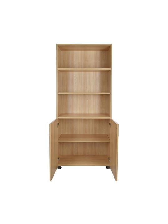 Bookcase Vance Beige 80x40x190cm