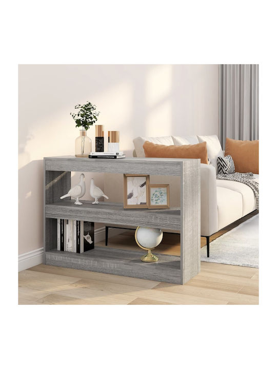 Bibliothek Grau / Sonoma 100x30x72cm