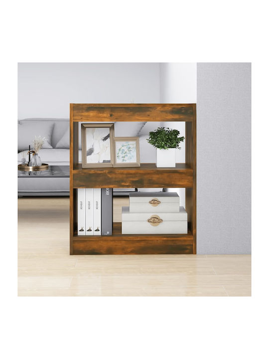 Bibliothek Rauchige Eiche 60x30x72cm