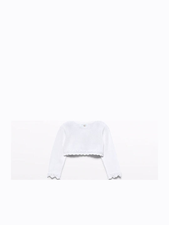 Kids Bolero Knitted Cream